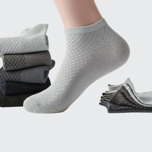 5 Paar Bambussocken für Herren – atmungsaktiv, geruchsneutral und feuchtigkeitsabsorbierend