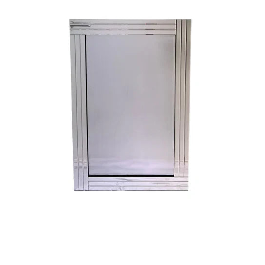 Modern Elegance: Sleek Lines Mirrored Wall Mirror