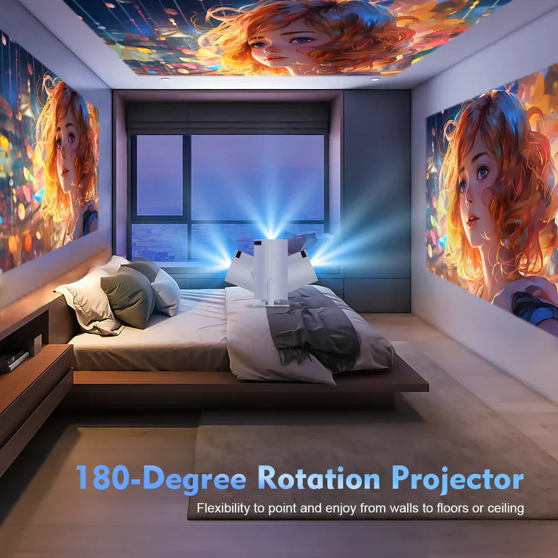 Magcubic Portable Projector HY300 Pro 4K + Gift [End Today]