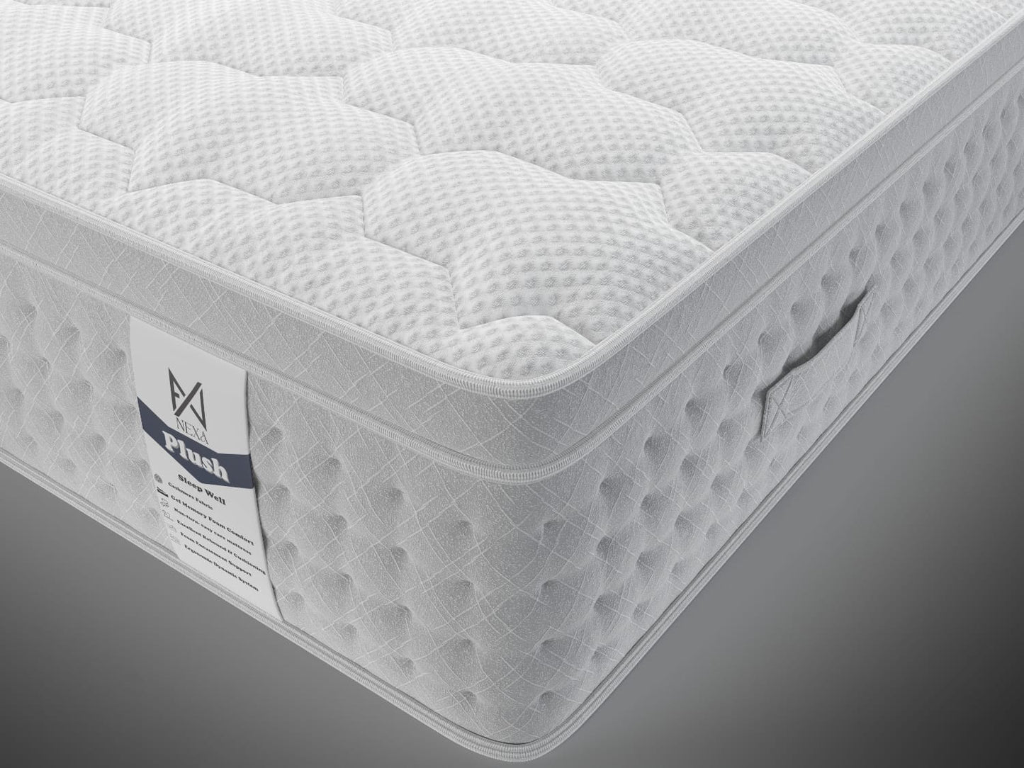 The Luxury Plush Nexus 2000 Pocket Spring Pillow Top - Plush